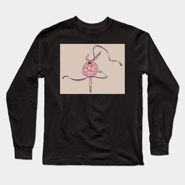 Balerina Long Sleeve T-Shirt by Cooleoperson